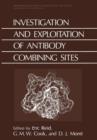 Investigation and Exploitation of Antibody Combining Sites - Book