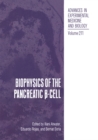 Biophysics of the Pancreatic -Cell - eBook