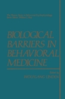 Biological Barriers in Behavioral Medicine - eBook