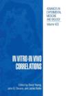 In Vitro-In Vivo Correlations - Book