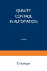 Quality Control in Automation - Book