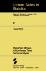 Threshold Models in Non-linear Time Series Analysis - eBook