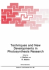 Techniques and New Developments in Photosynthesis Research - eBook