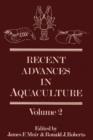 Recent Advances in Aquaculture : Volume 2 - Book