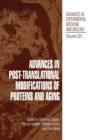 Advances in Post-Translational Modifications of Proteins and Aging - Book