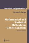 Mathematical and Statistical Methods for Genetic Analysis - Book