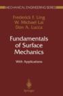 Fundamentals of Surface Mechanics : With Applications - Book