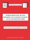 Words from God, by God Appearing to Us or Just Talking to Us, for the End Times : God Gives Us the Missing Future - eBook
