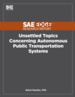 Unsettled Topics Concerning Autonomous Public Transportation Systems - Book