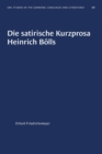 Die Satirische Kurzprosa Heinrich Bolls - Book