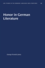 Honor in German Literature - Book