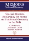 Poincare-Einstein Holography for Forms via Conformal Geometry in the Bulk - Book