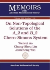 On Non-Topological Solutions of the A_2 and B_2 Chern-Simons System - Book