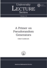 A Primer on Pseudorandom Generators - eBook