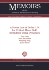 A Power Law of Order 1/4 for Critical Mean Field Swendsen-Wang Dynamics - eBook