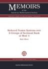 Reduced Fusion Systems over 2-Groups of Sectional Rank at Most 4 - eBook