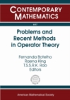 Problems and Recent Methods in Operator Theory - Book