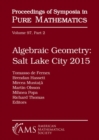 Algebraic Geometry Salt Lake City 2015 (Part 2) - Book
