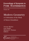 Modern Geometry : A Celebration of the Work of Simon Donaldson - Book