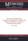 Nonsmooth Differential Geometry-An Approach Tailored for Spaces with Ricci Curvature Bounded from Below - eBook