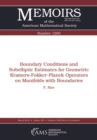 Boundary Conditions and Subelliptic Estimates for Geometric Kramers-Fokker-Planck Operators on Manifolds with Boundaries - eBook