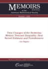 Time Changes of the Brownian Motion : Poincare Inequality, Heat Kernel Estimate and Protodistance - eBook