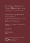 Integrability, Quantization, and Geometry - eBook