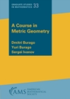 A Course in Metric Geometry - Book