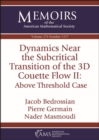 Dynamics Near the Subcritical Transition of the 3D Couette Flow II: Above Threshold Case - Book