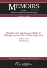 Congruence Lattices of Ideals in Categories and (Partial) Semigroups - eBook