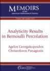 Analyticity Results in Bernoulli Percolation - eBook
