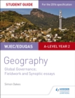 WJEC/Eduqas A-level Geography Student Guide 5: Global Governance: Change and challenges; 21st century challenges - eBook