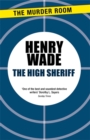 The High Sheriff - Book