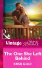 The One She Left Behind - eBook