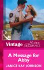 A Message for Abby - eBook