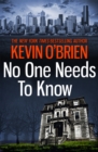 No One Needs To Know - Book