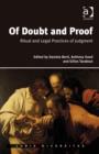 Of Doubt and Proof : Ritual and Legal Practices of Judgment - Book