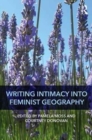 Writing Intimacy into Feminist Geography - Book