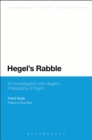 Hegel's Rabble : An Investigation into Hegel's Philosophy of Right - Book