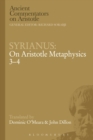 Syrianus: On Aristotle Metaphysics 3-4 - Book