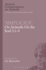 Simplicius': On Aristotle On the Soul 3.1-5 - Book
