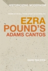 Ezra Pound's Adams Cantos - Book