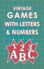 Vintage Games with Letters and Numbers - Book