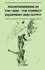 Mountaineering In The 1800s - The Correct Equipment And Outfit - eBook