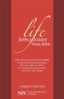 NIV Compact Life Application Study Bible (Anglicised) : Red Soft-tone - Book