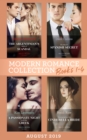 Modern Romance August 2019 Books 1-4 : The Argentinian's Baby of Scandal (One Night with Consequences) / the Maid's Spanish Secret / a Passionate Night with the Greek / Contracted as His Cinderella Br - eBook