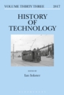 History of Technology Volume 33 - Inkster Ian Inkster