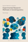 Experimental Research Methods in Sociolinguistics - Book