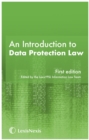 An Introduction to Data Protection - Book