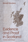 Evidence and Proof in Scotland : Context and Critique - Book